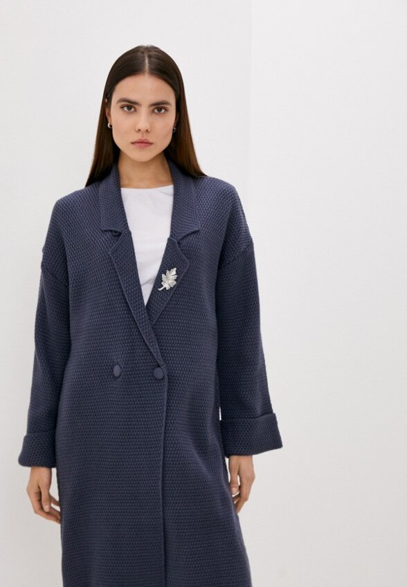 Пальто двубортное Vivawool