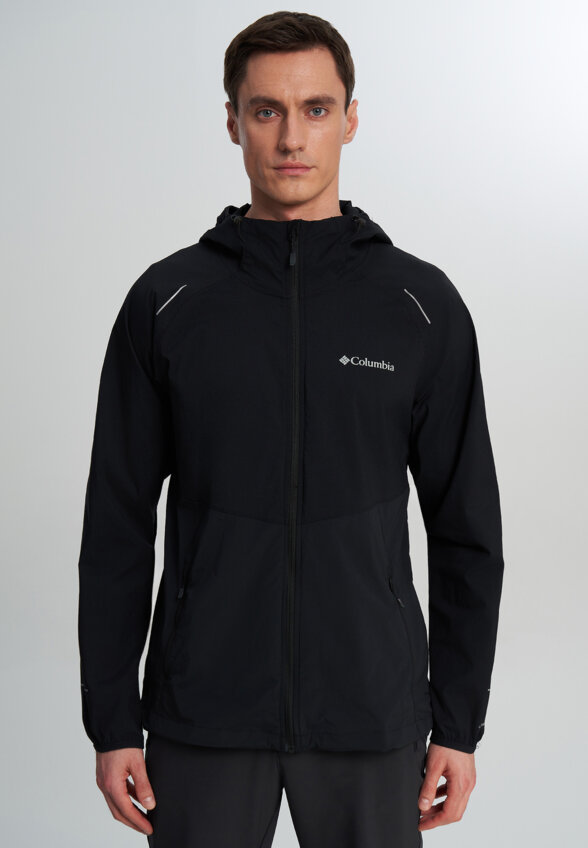 Ветровка мужская Columbia Columbia Tech II Wind Full Zip, Черный
