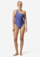 Купальник слитный женский Speedo Aysmtrc Solid, Синий5  - превью