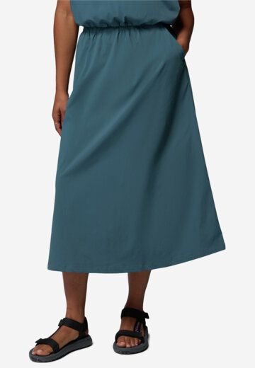 Юбка женская Columbia Chill Creek Long Woven Skirt, Зеленый