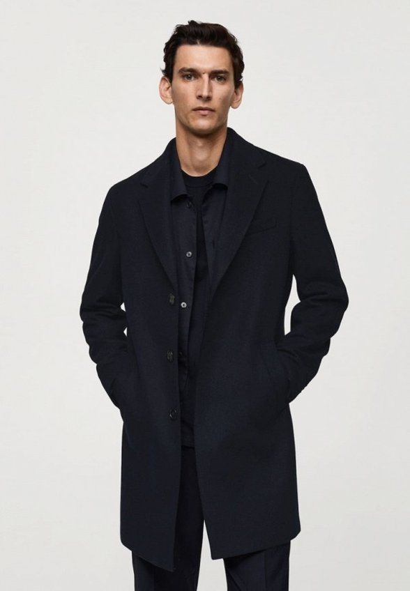 Пальто однобортное Mango Man