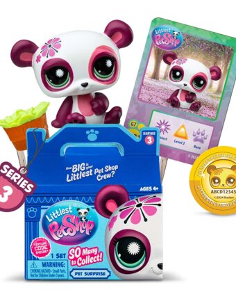 Игрушка-сюрприз LITTLEST PET SHOP, фигурка животного, с аксессуаром детям