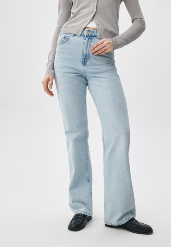 Джинсы 411 WIDE LEG TALL из органического хлопка