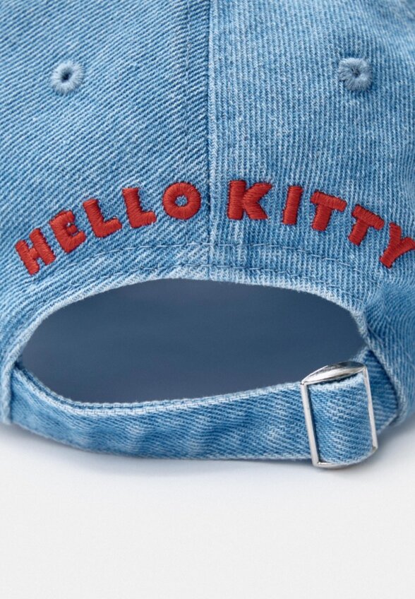 Джинсовая бейсболка с вышивкой Hello Kitty для девочек