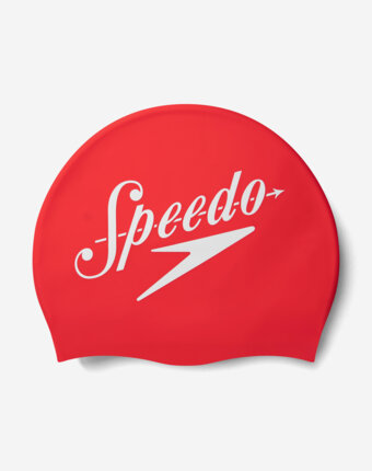 Шапочка для плавания Speedo Slogan, Красный женщинам