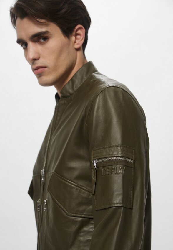 Куртка кожаная Ice Play