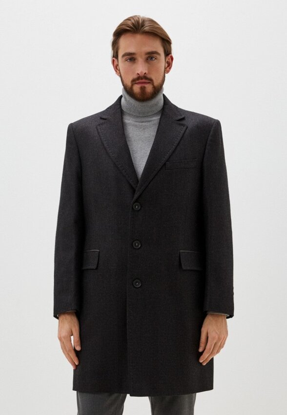 Пальто однобортное Van Cliff