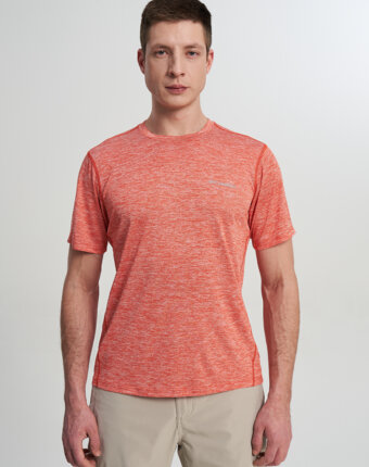 Футболка мужская Columbia Deschutes Runner Short Sleeve Shirt, Красный женщинам