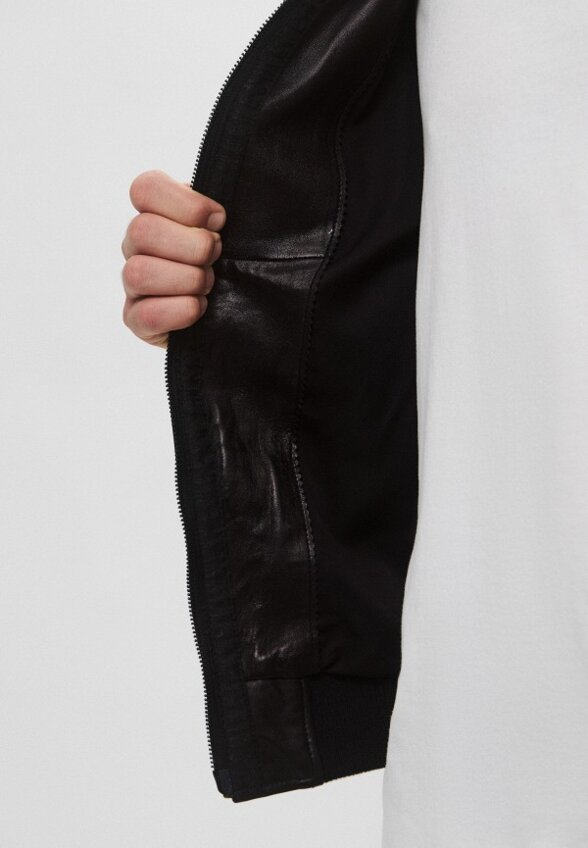 Куртка кожаная Bikkembergs