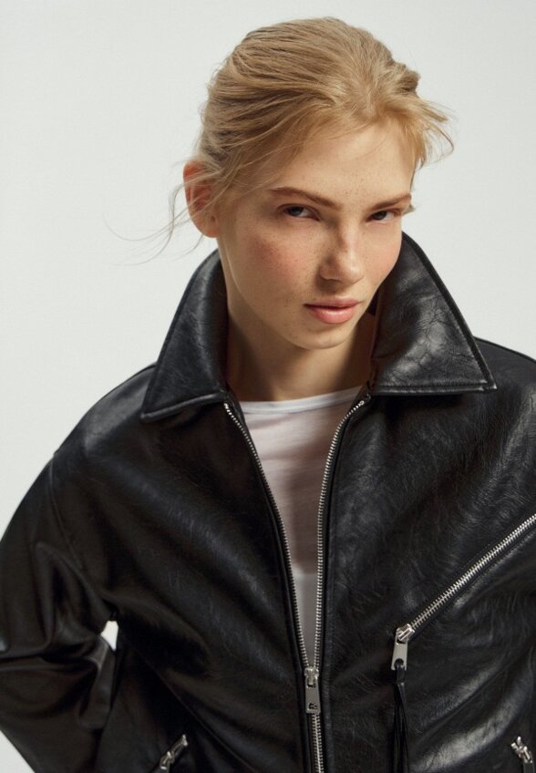 Куртка кожаная Nume