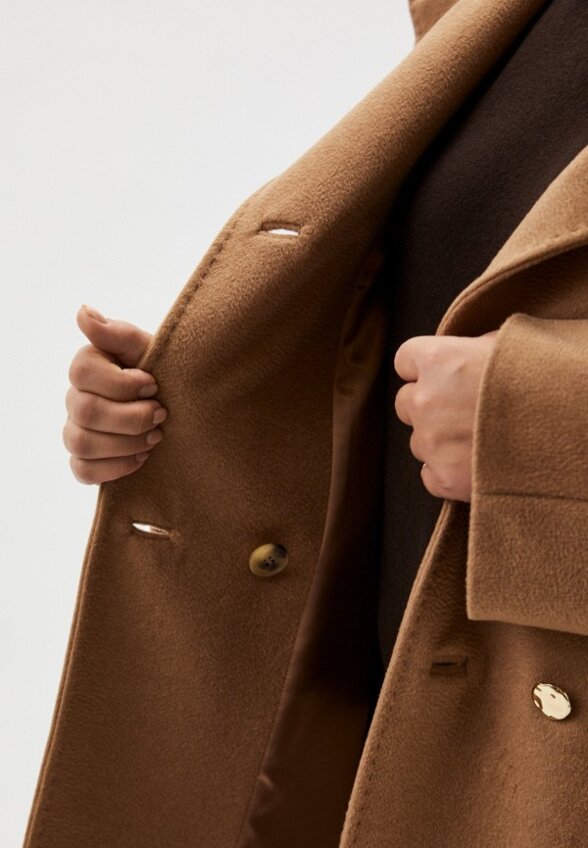 Пальто двубортное Marina Rinaldi