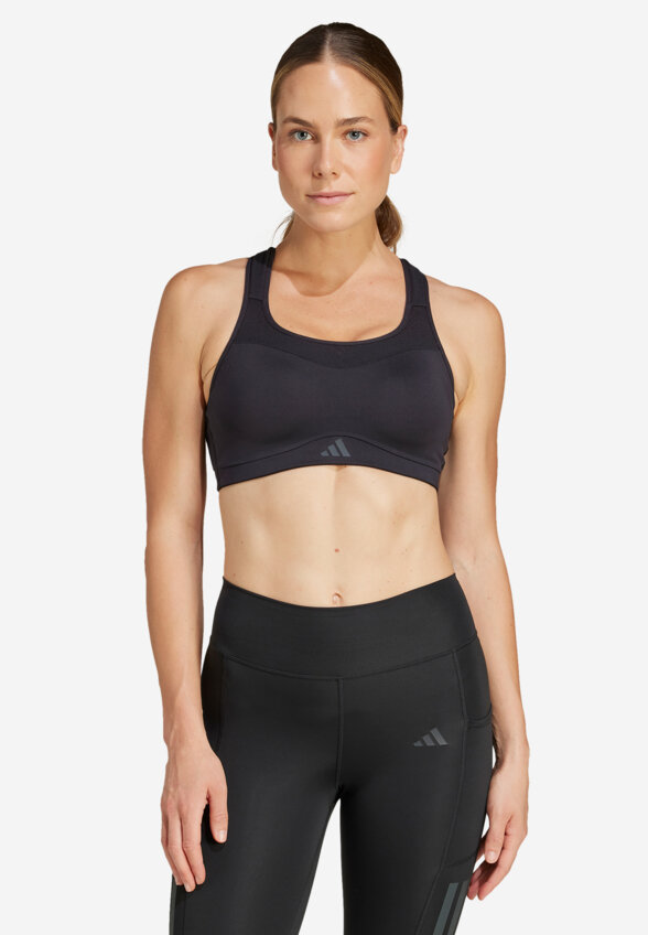 Топ бра спортивный adidas, Черный