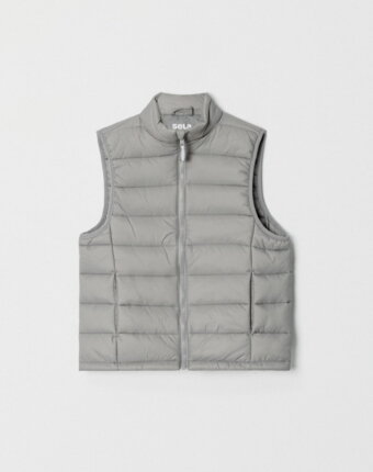 Базовый стеганый жилет для девочек детям