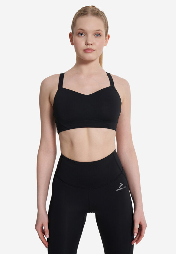 Топ бра спортивный Demix MuseFit Dance, Черный