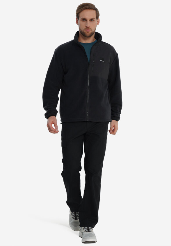 Джемпер флисовый мужской Jack Wolfskin Sumetro, Черный
