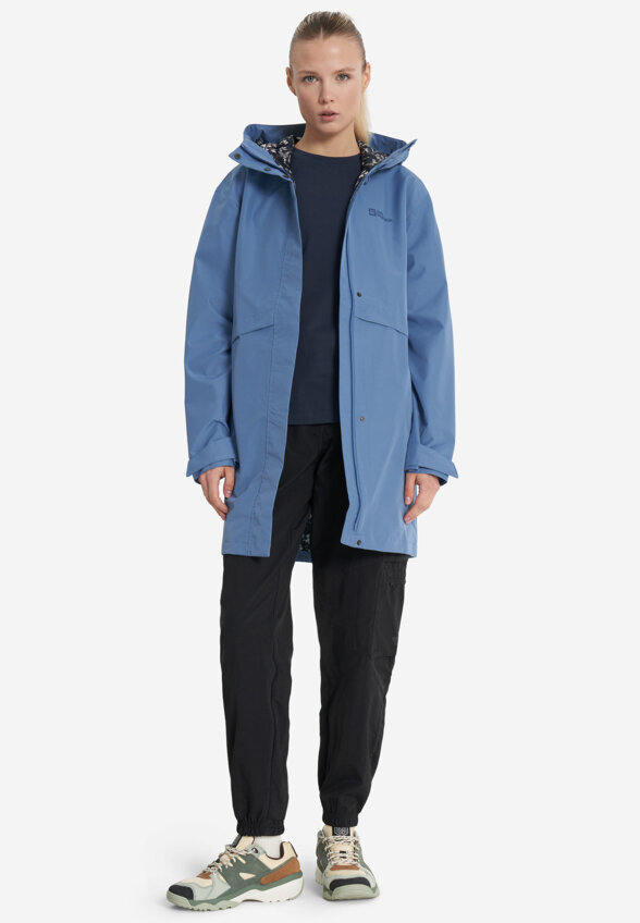 Куртка мембранная женская Jack Wolfskin, Голубой