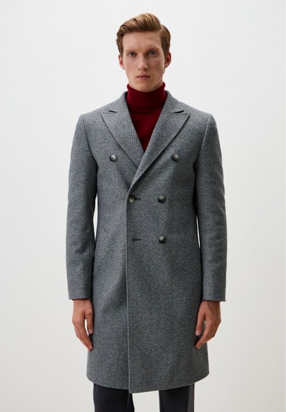 Пальто двубортное Berkytt