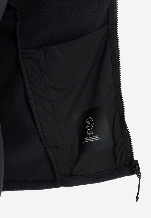 Джемпер флисовый мужской Jack Wolfskin Winterstein, Черный