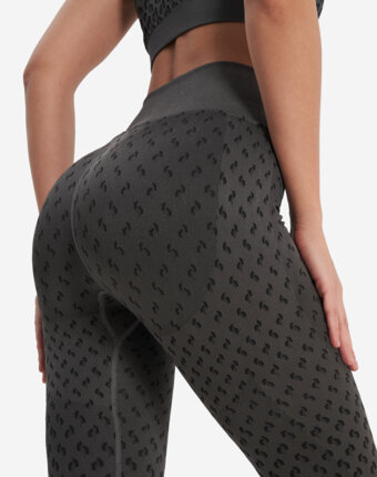 Легинсы женские Demix HighFlow Yoga Seamless Gfx, Серый женщинам