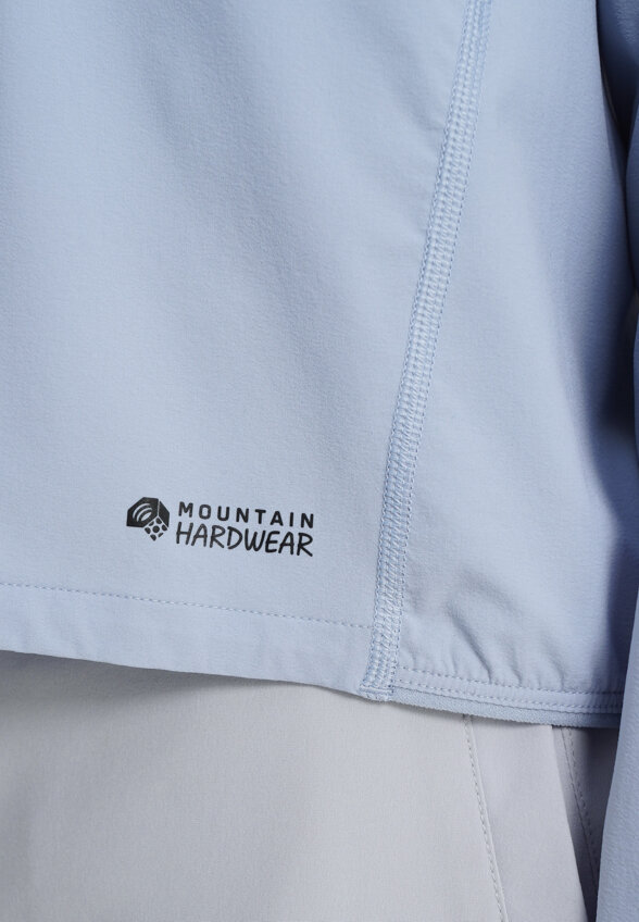 Толстовка женская Mountain Hardwear Sunshield Half Zip, Голубой