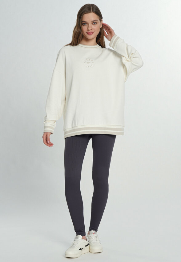Свитшот женский Reebok Lawn Club, Бежевый