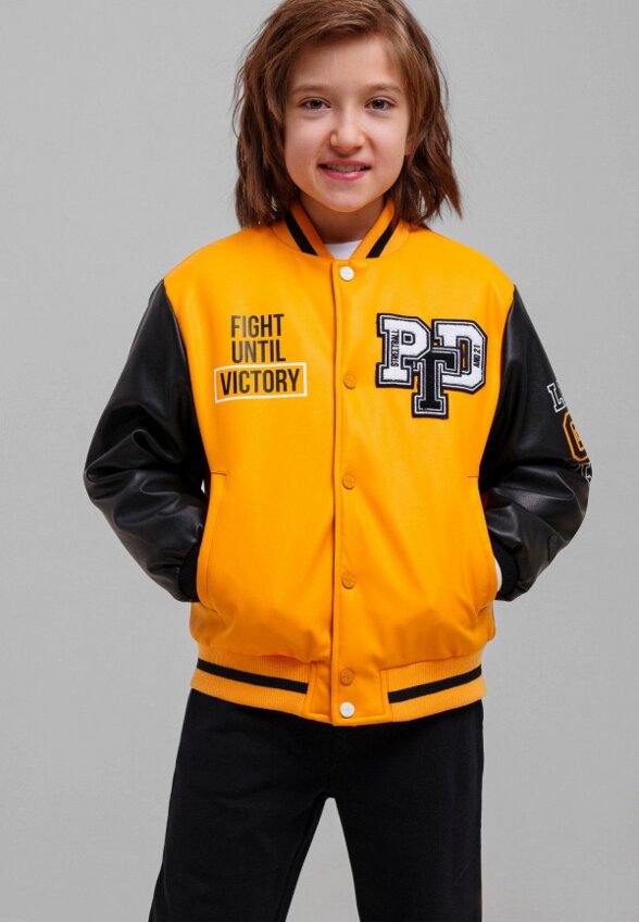 Куртка кожаная утепленная PlayToday