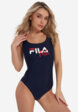 Купальник слитный женский FILA, Синий2  - превью