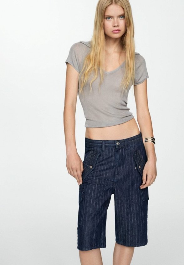 Шорты джинсовые Mango