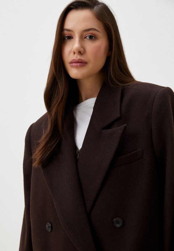 Пальто двубортное Ruxara