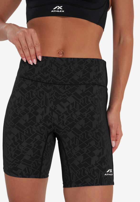 Велосипедки женские Athlex, Черный