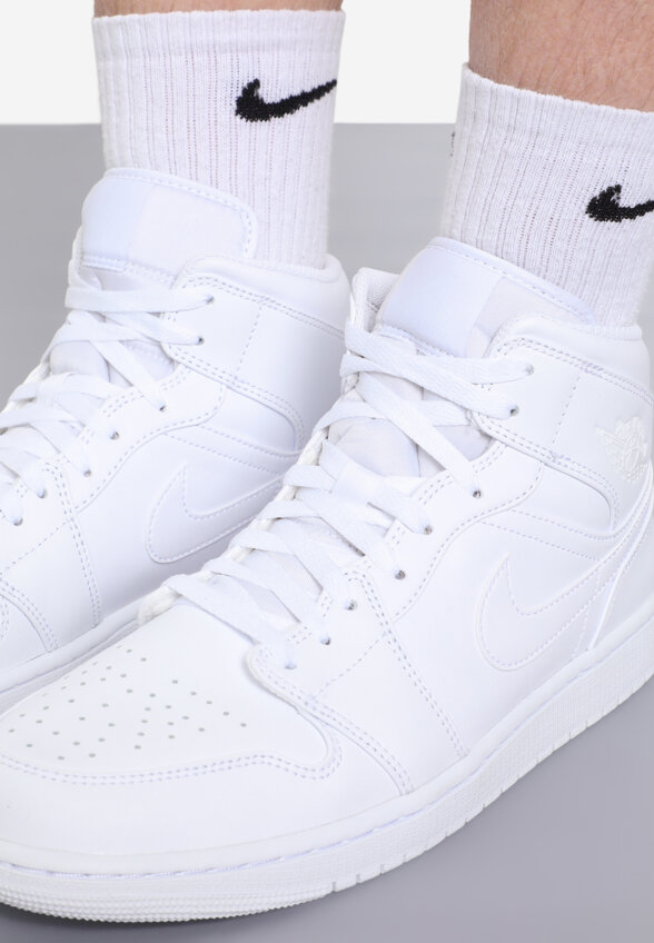 Кеды мужские Nike Air Jordan 1 Mid, Белый