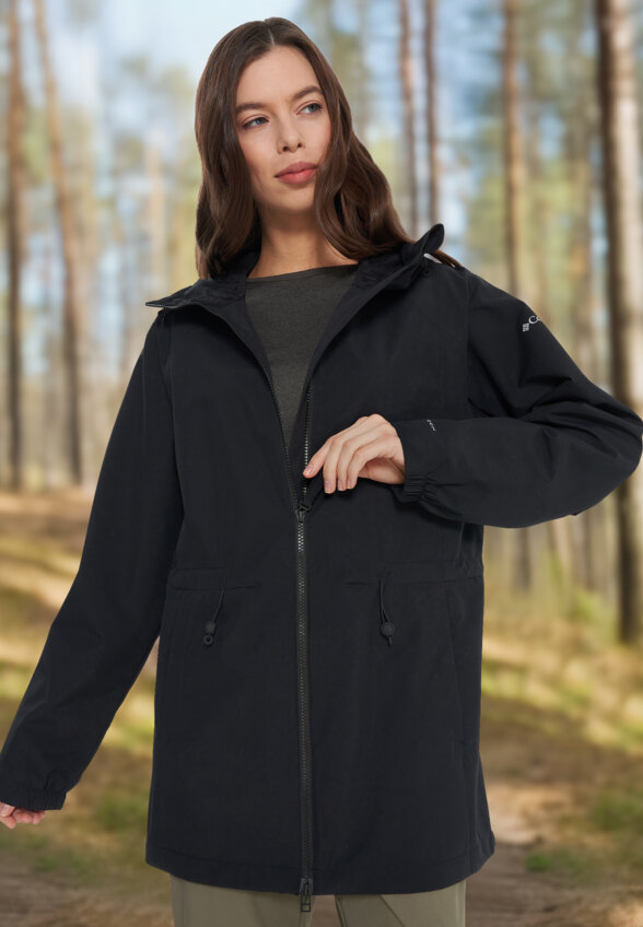Куртка мембранная женская Columbia Blossom Park Rain Jacket, Черный