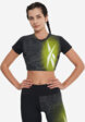 Футболка женская Reebok Lux Bold Cropped, Черный2  - превью