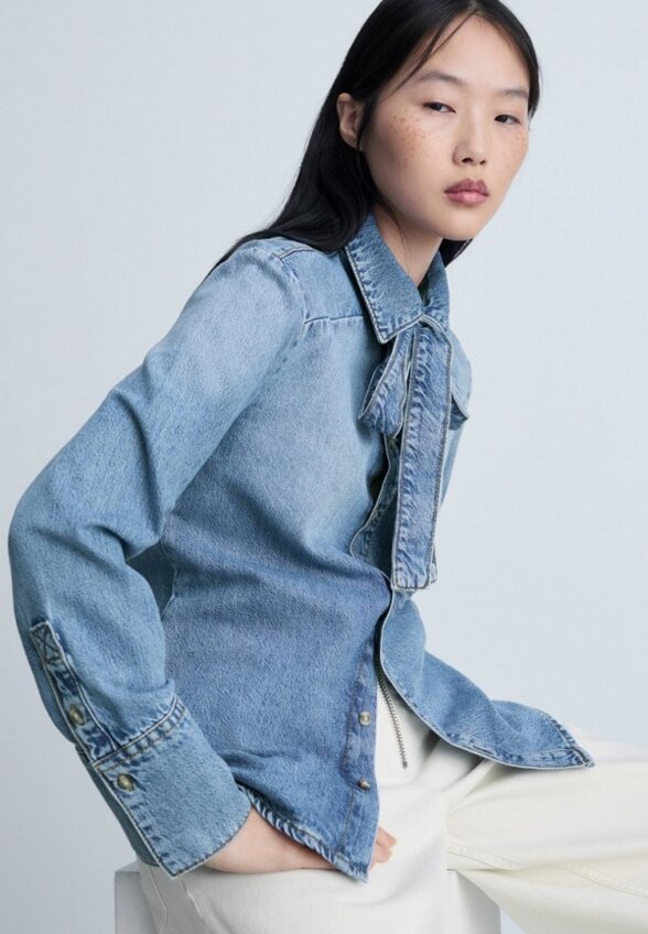 Рубашка джинсовая Mango