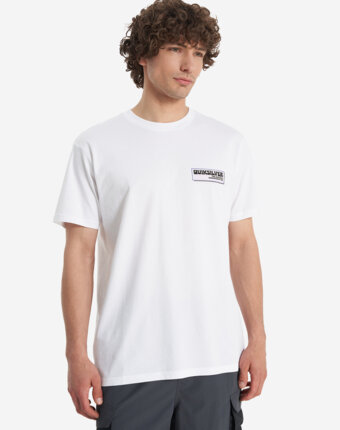 Футболка мужская Quiksilver Palm Square, Белый женщинам