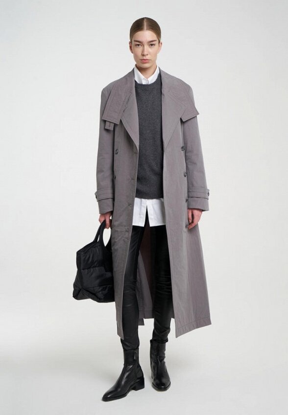 Пальто двубортное Low Classic