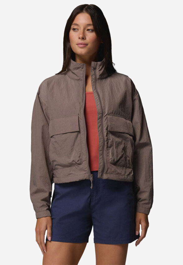 Ветровка женская Columbia Paracutie Cropped Cargo Windbreaker, Коричневый