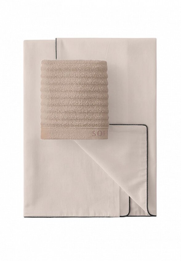 Полотенце и наволочка Soft Silver