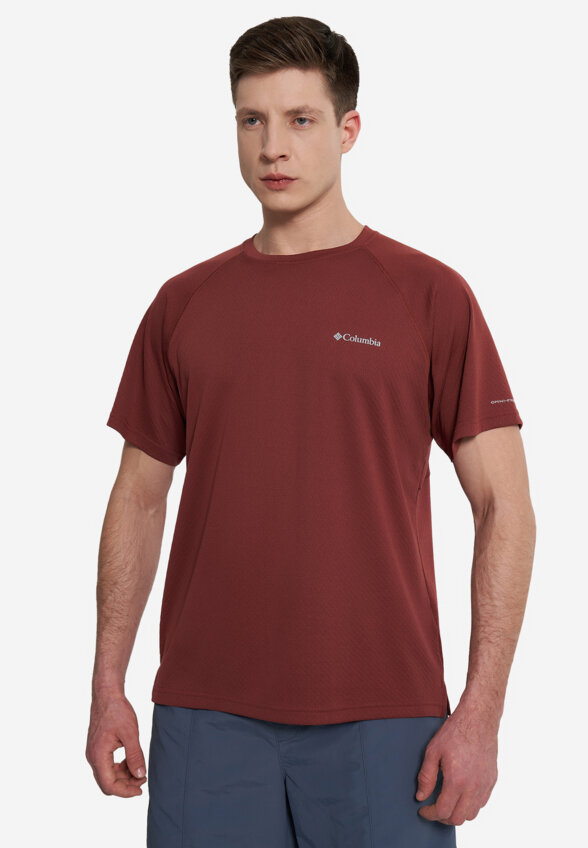 Футболка мужская Columbia Alpine Chill Pro Ss Crew, Красный