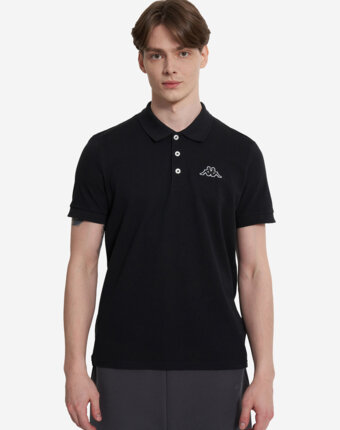 Поло мужское Kappa Polo d’Origini, Черный женщинам