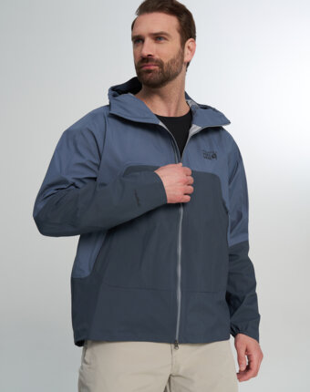 Куртка мембранная мужская Mountain Hardwear Cloud Cipher Hooded Jacket, Синий женщинам