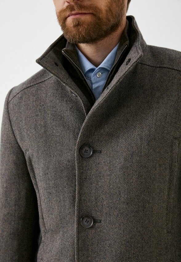 Пальто однобортное Bazioni