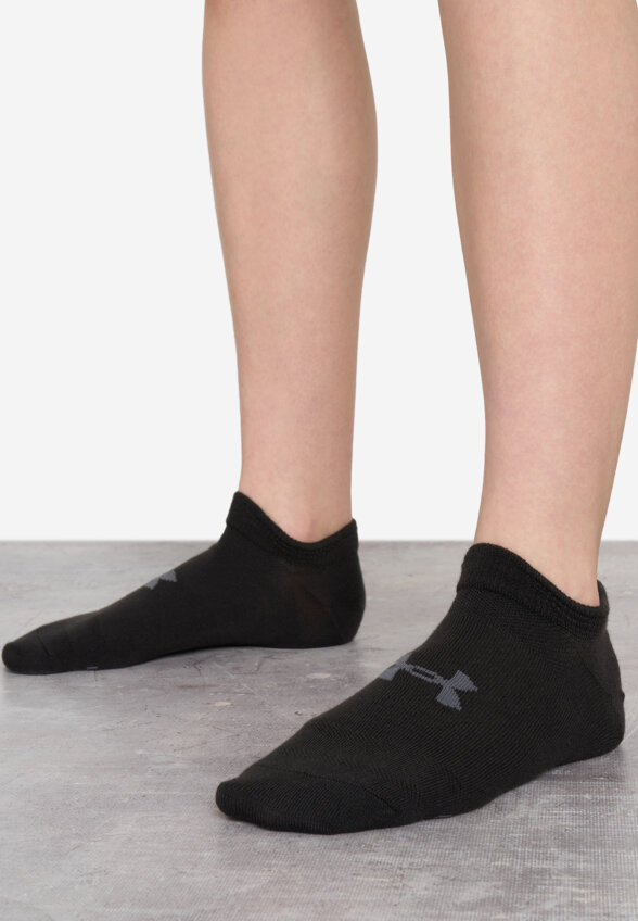 Носки Under Armour Essential No Show, 6 пар, Черный