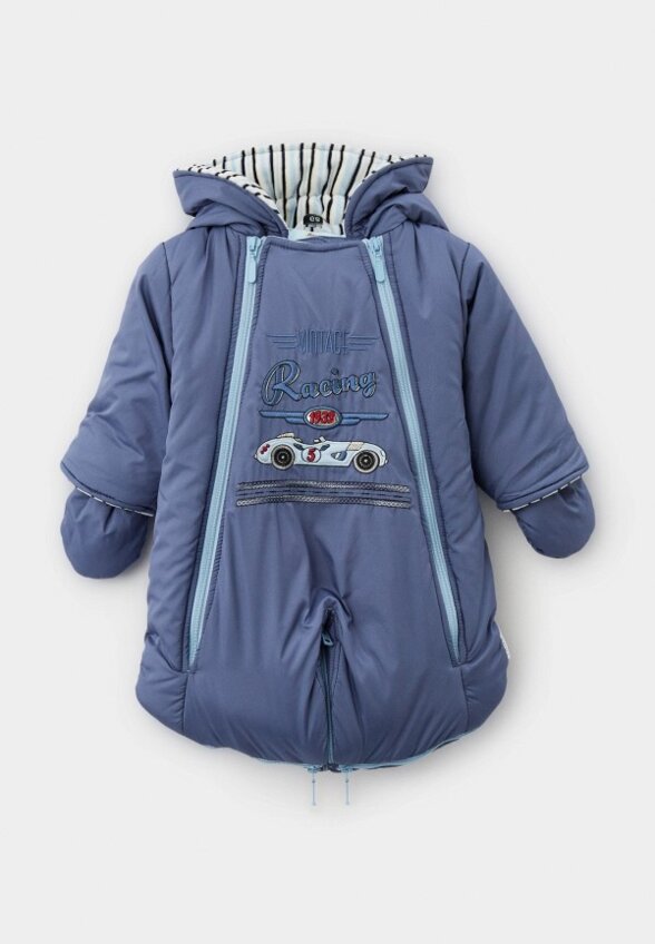 Комбинезон утепленный, варежки и пинетки Pilguni