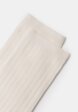 Носки из смесового модала и кашемира в рубчик2  - превью