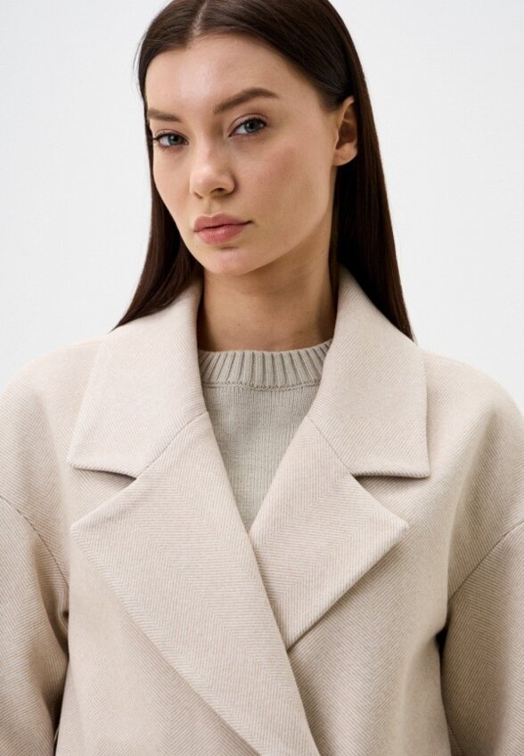 Пальто двубортное Снежная Королева