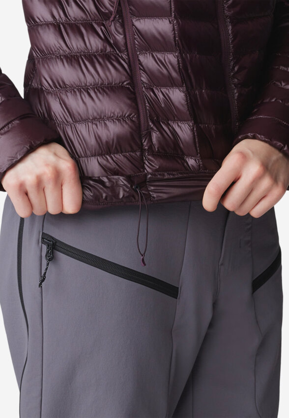 Пуховик женский Mountain Hardwear Ghost, Фиолетовый