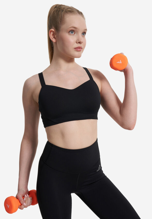 Топ бра спортивный Demix MuseFit Dance, Черный
