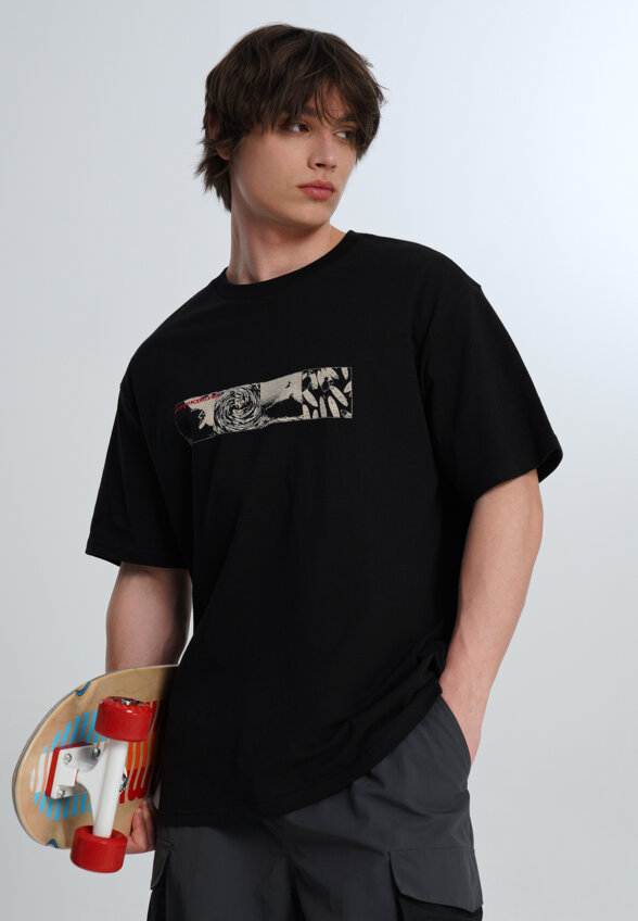 Футболка мужская Quiksilver Mercury Vortex, Черный