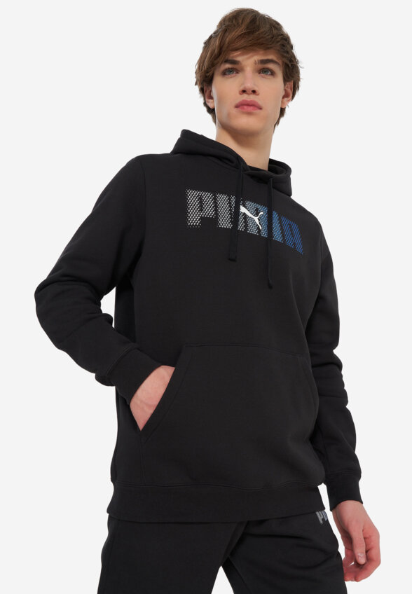 Худи мужское PUMA Ess Logo Lab, Черный